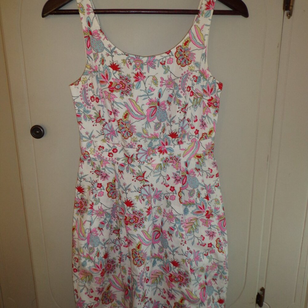 NWOT Jack Willis Fabulously British Lined Mini Sundress US 4 Floral Zip Closure